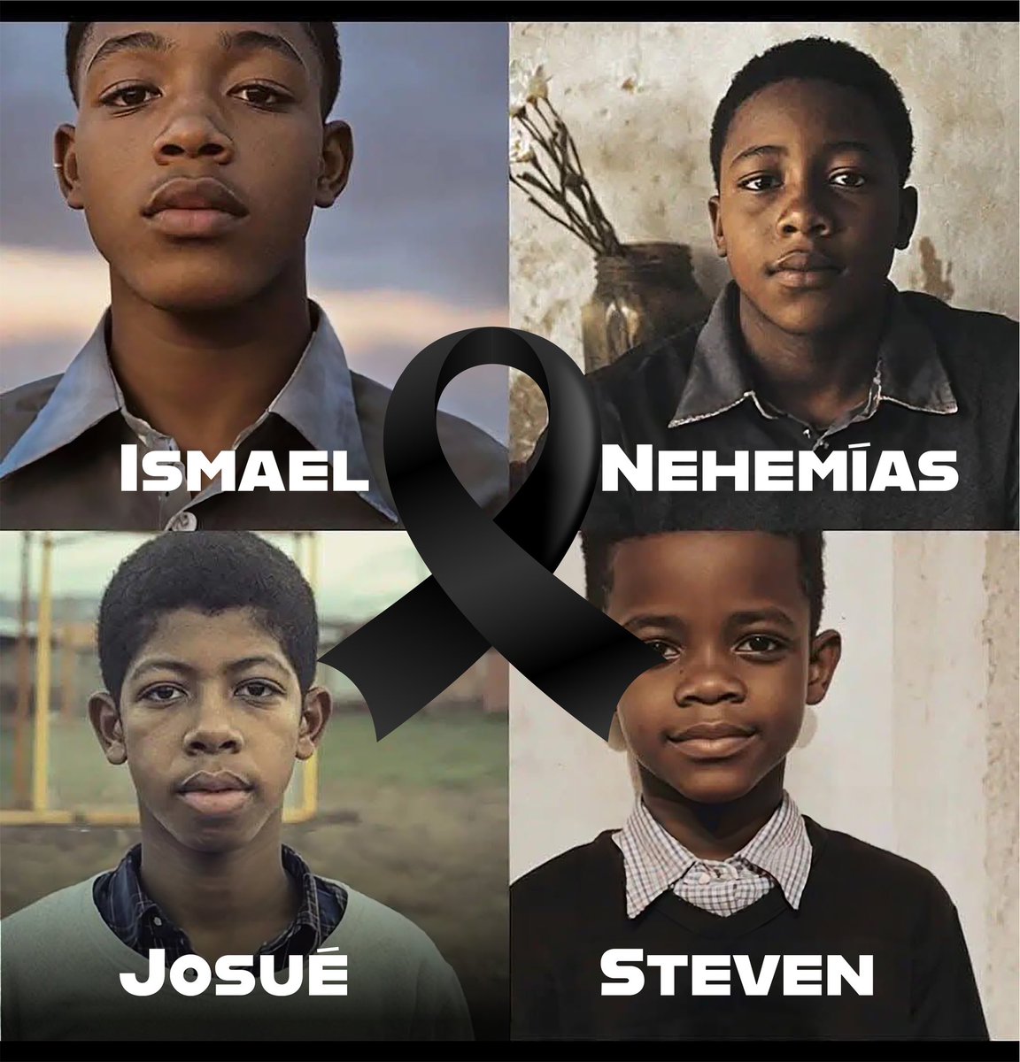 Hemos decidido suspender todas las actividades políticas y publicitarias, incluido el mensaje de fin de año que estaba programado para hoy. Nuestro país está de luto y todos nuestros pensamientos están junto a las familias de Ismael, Nehemías, Josué y Steven.