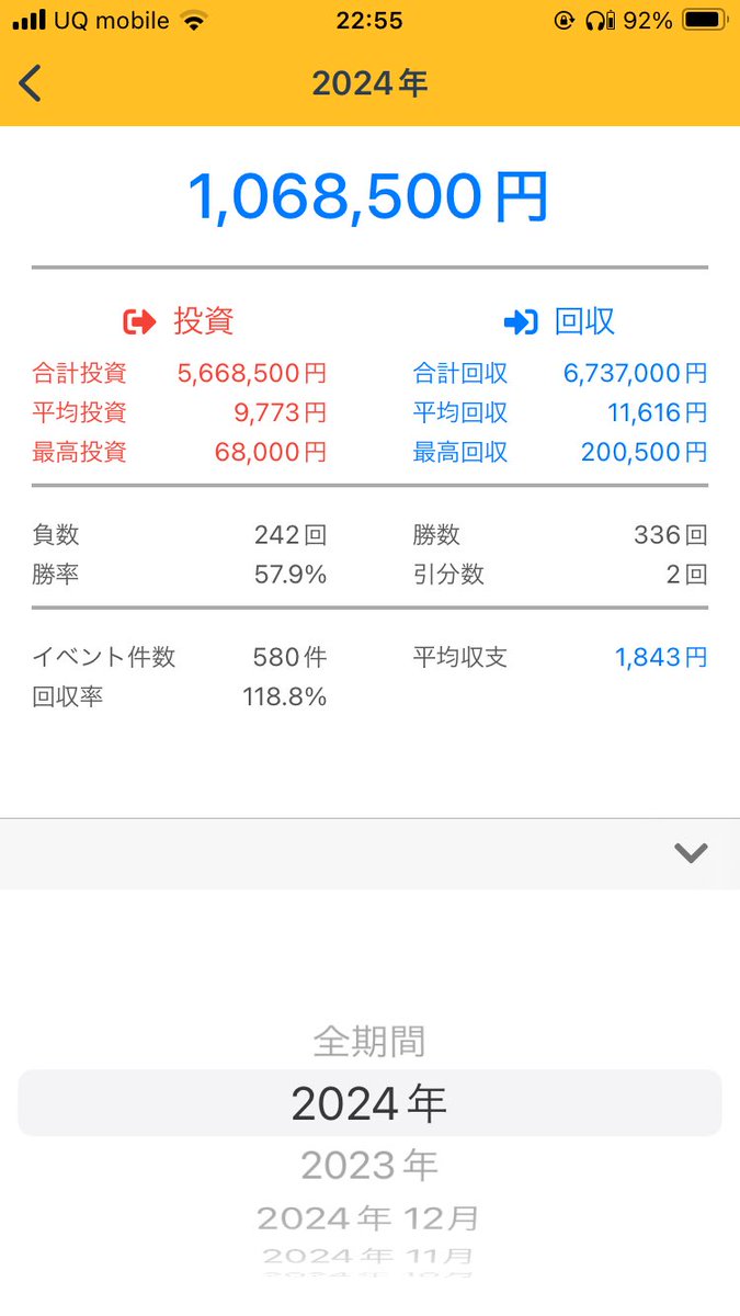 milktealees's tweet photo. なんやかんや去年1年間で収支100万超え達成 https://t.co/794d5wxSlq