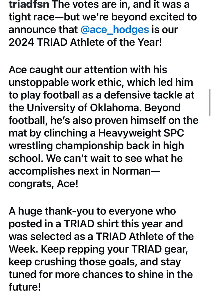 Ace Hodges #65 tweet media