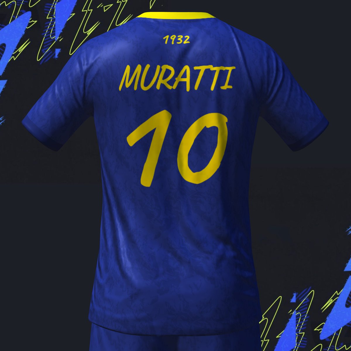Roberto46757206's tweet image. Acabo de diseñar la camiseta de visitante del Balzers FC 🔵🟡
#BalzersFC #Fifakitcreator #SoccerJersey