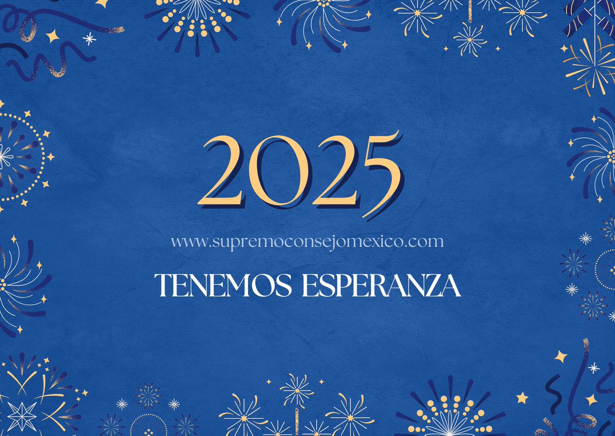 supremoconsejom's tweet photo. Con nuestros mejores deseos. https://t.co/zE1x1V0sSQ