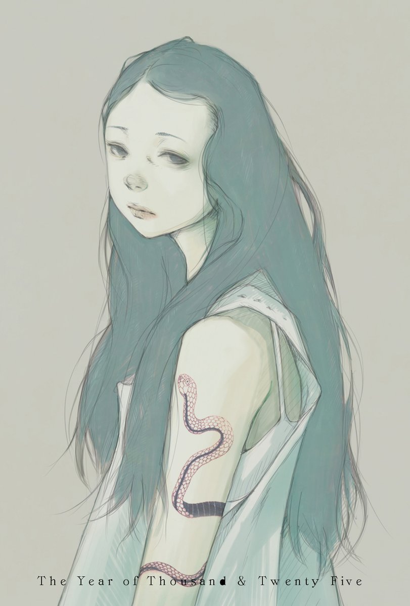 あけましておめでとうございますφ(.. )　#イラスト #illustration