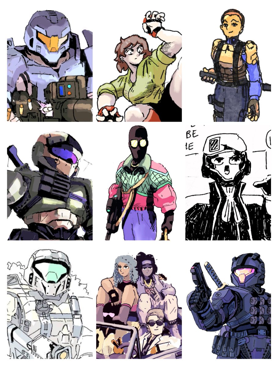 TheCountofS's tweet photo. By necessity I need to draw more OCs to progress the story. 

And intrinsically it's an artistic goal of mine to invigorate every Halo OC entrusted to MTIO, with energy and vigor. I've seen how lovely this ecosystem is and I want readers and followers to get in on the magic! https://t.co/oYqAqs6euj