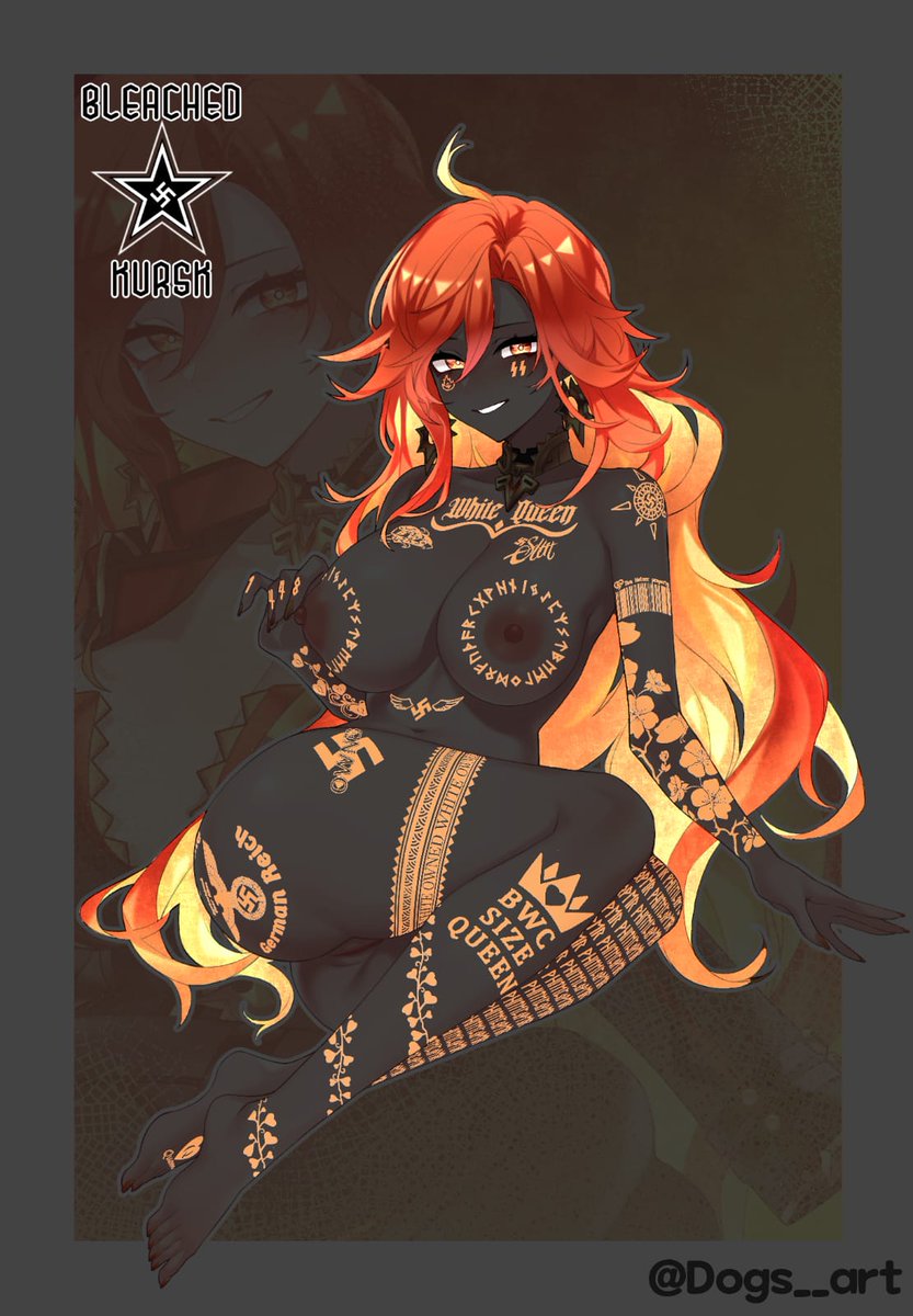 "Wow, with these tattoos I can relate more, that handsome traveller knew how to seduce me and make me his bitch ~ ❤️‍🔥✨"

Mavuika 

(It's my last edit of 2024, although for some it's the first edit of 2025)
#Bleached #BleachedEdit #Miler #GenshinImpact