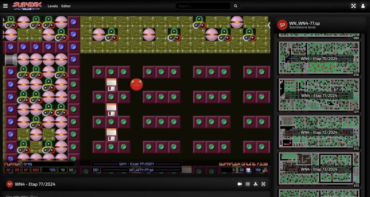 Happy new Year and happy new website. ;) 5 years of Supaplex Online! #supaplex #boulderdash #indiegames #gamedev #indiedev #indiegame #puzzle #indiegamedev #gamedesign #gamedevelopment #gamedev #indiegames