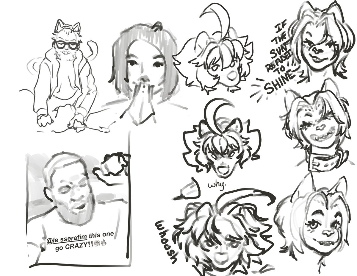 ItsFreakingKona's tweet image. doodles
