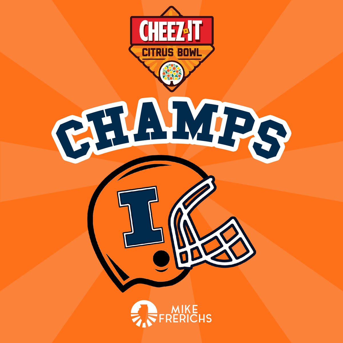 Excited to see the Illini beat South Carolina at the Citrus Bowl!  Congratulations on their first 10 win season in 23 years. #IlliniNation