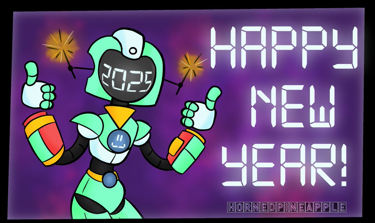 HornedPineapple's tweet image. Happy New Years 2025