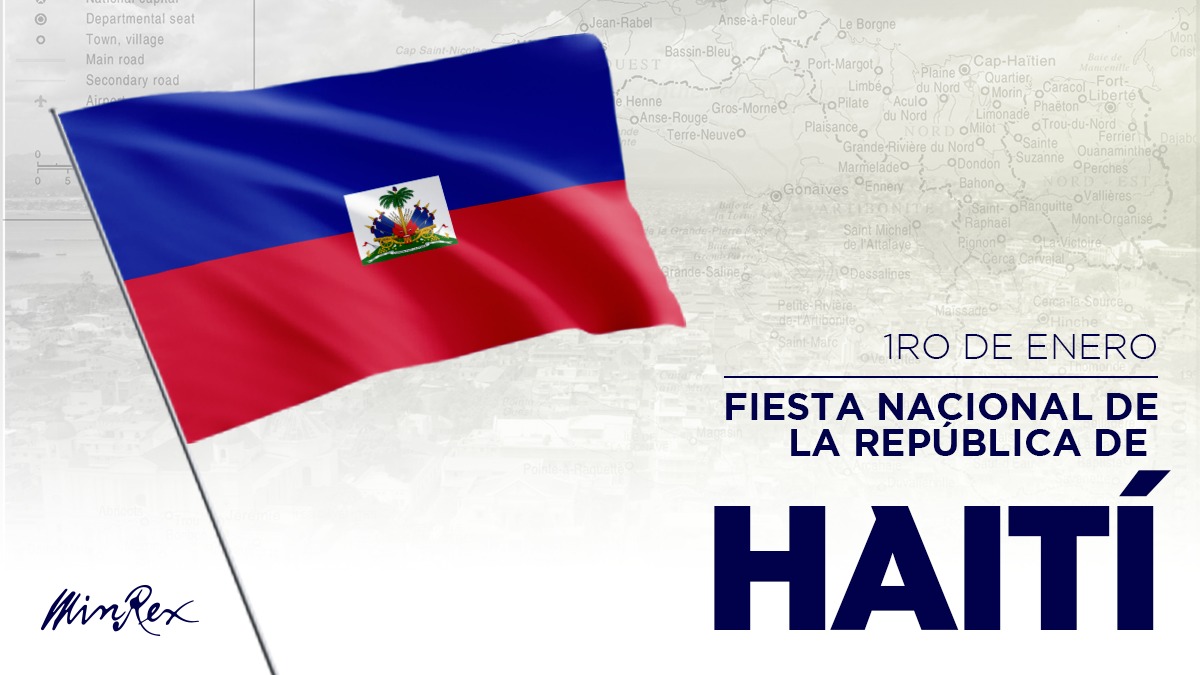 #Cuba 🇨🇺extiende sinceras felicitaciones al pueblo y gobierno de la República de #Haití 🇭🇹 en ocasión del 221 aniversario de su Independencia.

Reafirmamos la voluntad de continuar fortaleciendo las relaciones de amistad y cooperación entre nuestras naciones.