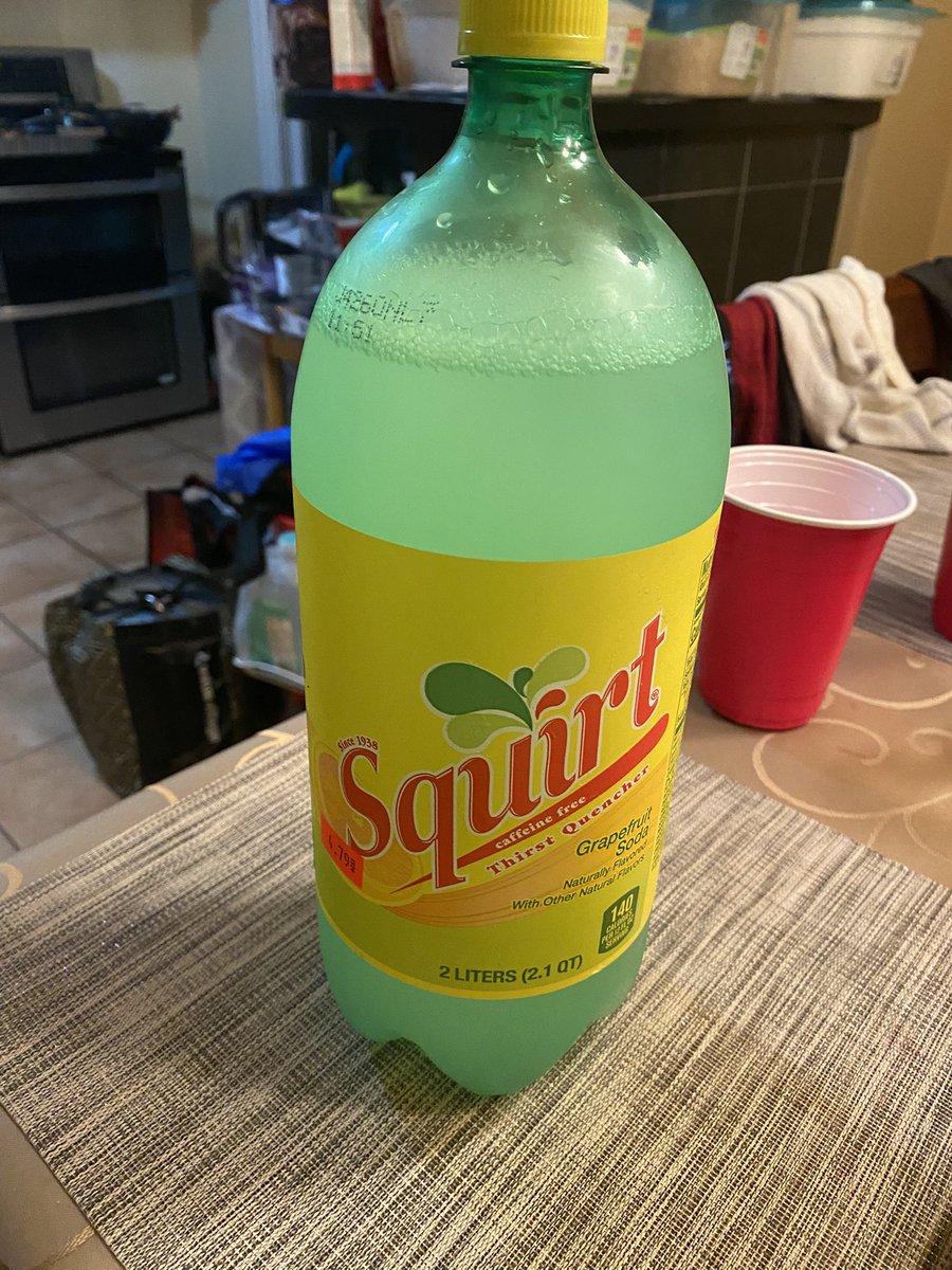 "i want to drink squirt"

"throw squirt at me"

"i want to shower myself in squirt"

it is taking everything for thalia to hold herself back from throwing the bottle at me