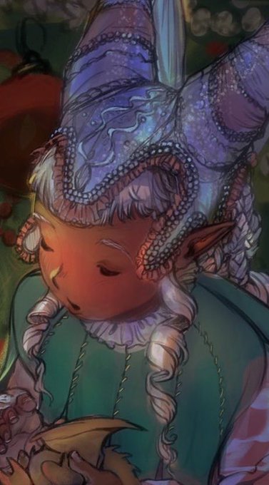@MickyLoser In terms of manually made textures, I love a good parallel hatch by the nose, cheeks, hair, etc.

And as for bigger filler "textures"/details to decorate a piece, I love tassels on everything!

Let me know if I covered the texture definition you were thinking of! 