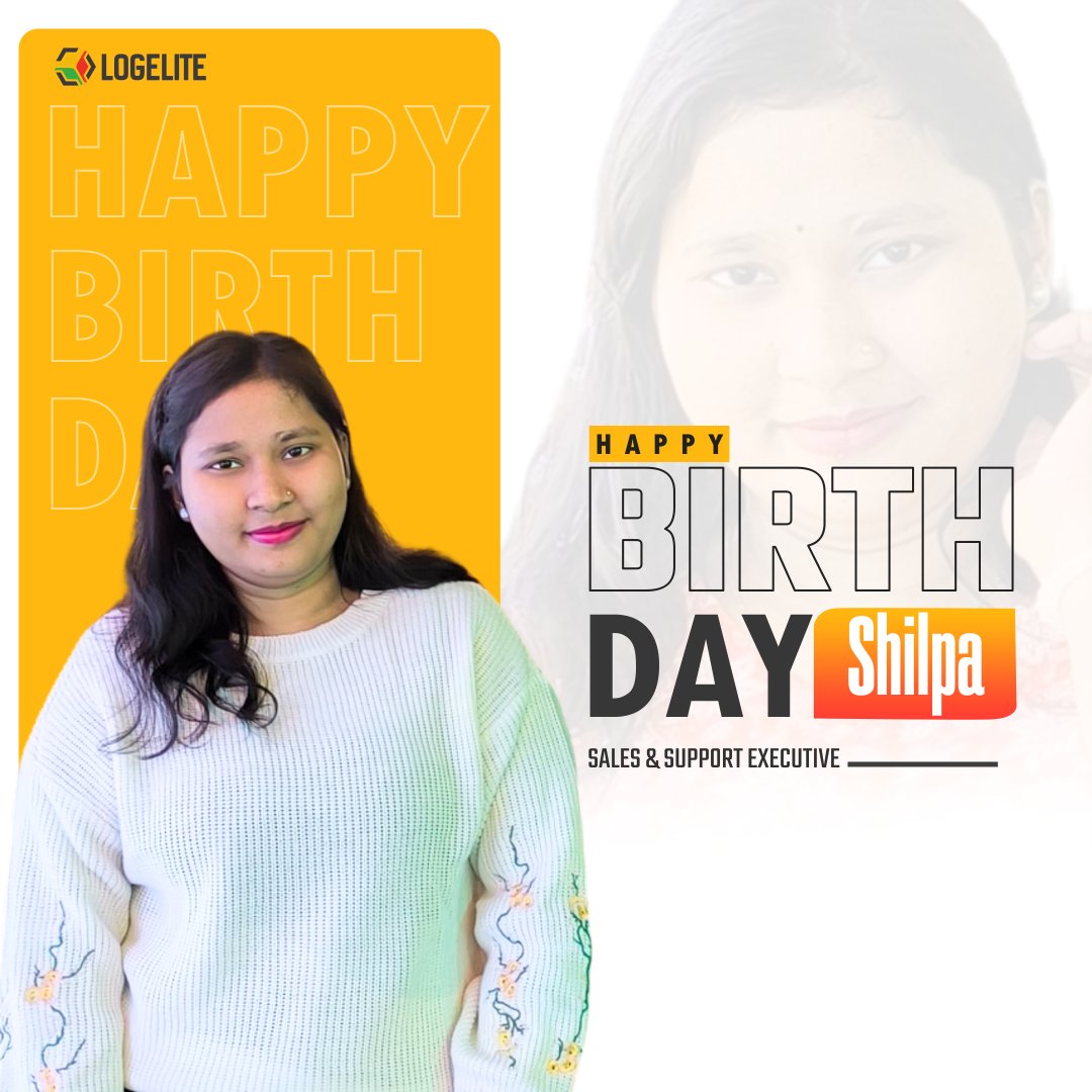 LimitedLogelite's tweet image. 𝐇𝐚𝐩𝐩𝐲 𝐁𝐢𝐫𝐭𝐡𝐝𝐚𝐲 🎂 𝐌𝐬. 𝐒𝐡𝐢𝐥𝐩𝐚 𝐒𝐢𝐧𝐠𝐡! Wishing you a day filled with love, laughter, and all your heart desires. Cheers to another fantastic year.

 logelite.com
#logelite
#happybirthday #chatsupportexecutive #birthday #digitalmarketing #lucknow