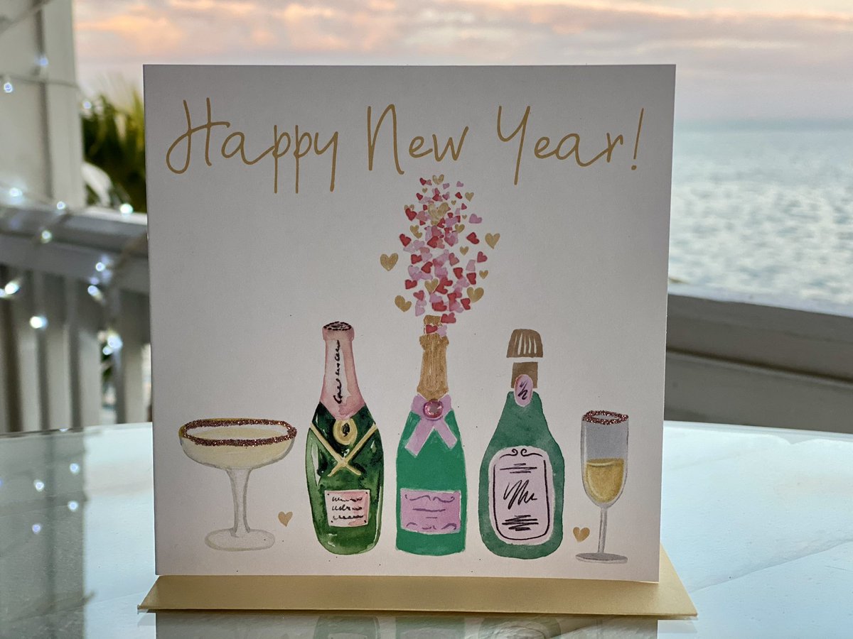 #HappyNewYear 🎉 Wishing all our <a href="/PlayaPaper/">Playa Paper</a> peeps a wondrous sunshiny year filled with happy mail, pretty paper and charming postage. 💌 Cheers 2025! 🥂