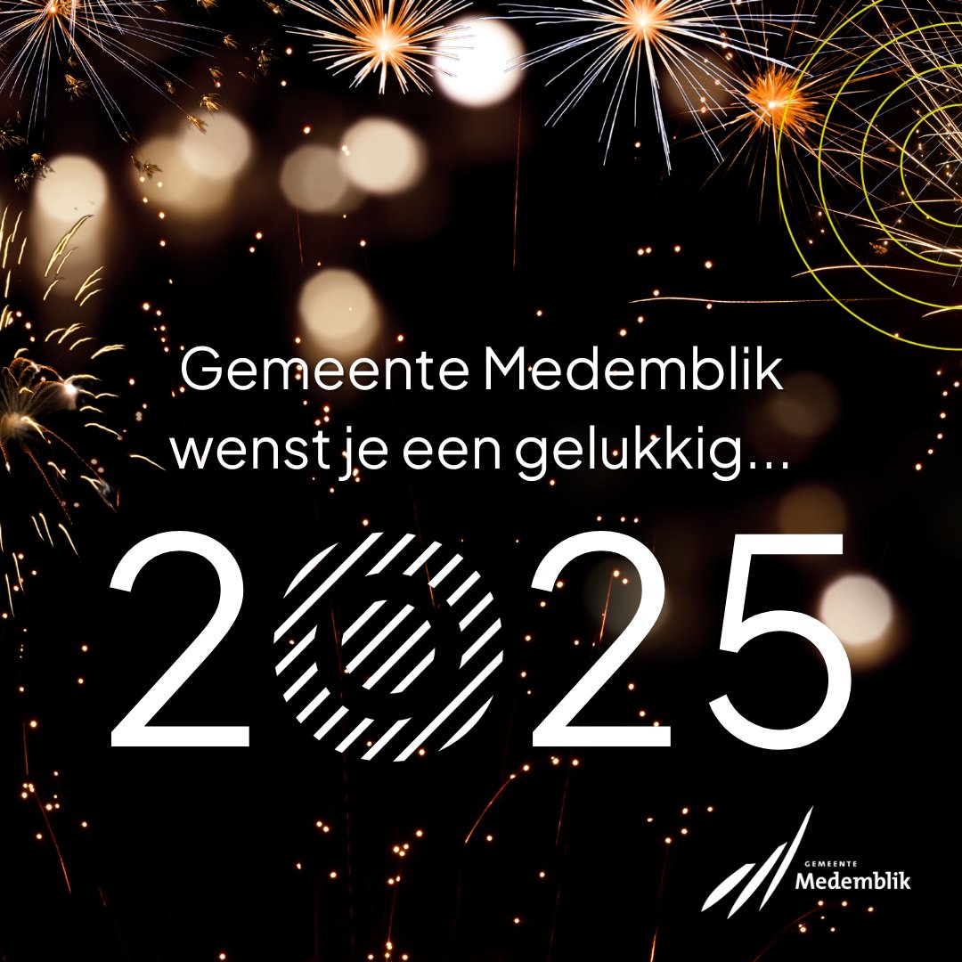 Wij wensen iedereen in onze gemeente een gezond en gelukkig 2025 toe! 😄

#gelukkignieuwjaar #2025