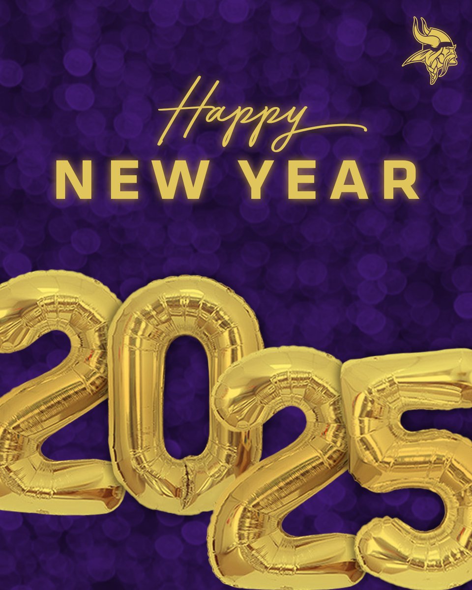 2024 was a memorable one.

Here's to bigger and better things in 2025.

Happy New Year, #Vikings fans!