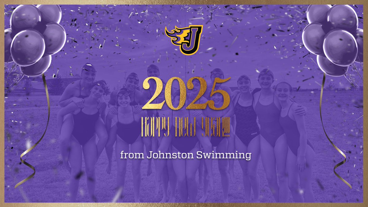 Happy New Years from Johnston Girls Swimming!