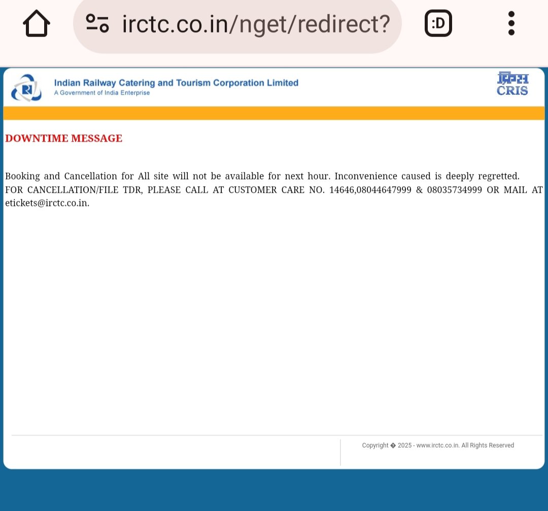 KushSha38342467's tweet photo. Irctc down again #IRCTC , #IRCTCServerDown https://t.co/W9auvElAoY