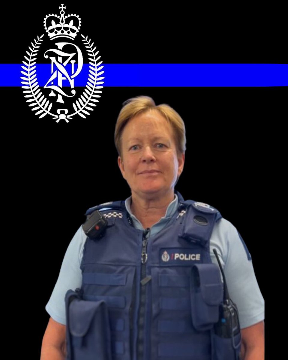 Gideon_ExecSec's tweet image. Fallen Mew Zealand Police Officer, Sn Sgt Lyn Fleming. She served our community for 38 years and tragically died in the line of duty. May her memory be a blessing. #thinblueline #police #nzp #Newzealand #police