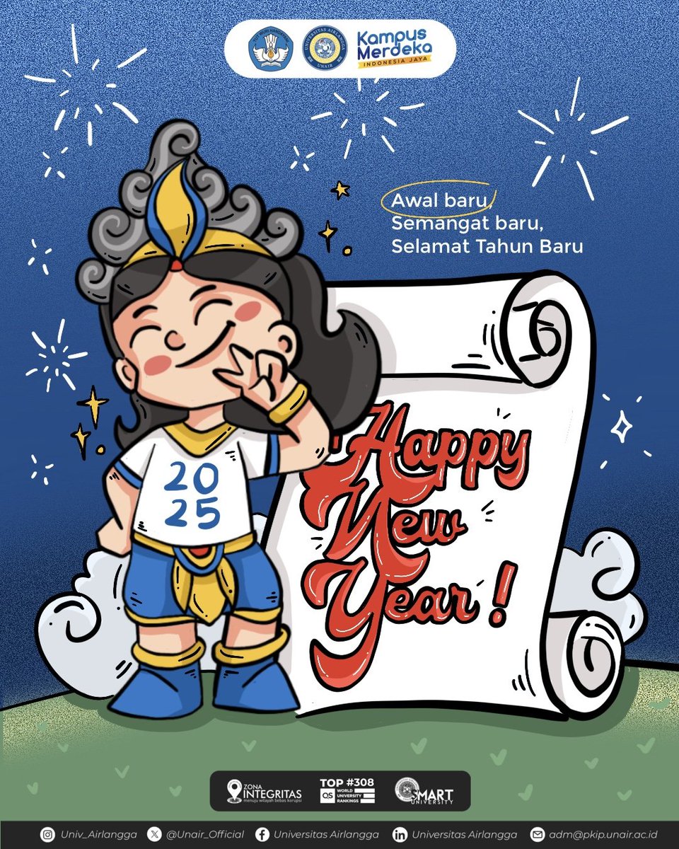 Selamat Tahun Baru 2025! Semoga tahun ini menjadi awal dari perubahan yang lebih baik. 🎉🎊

Mari terus berinovasi dan berkembang. Semoga di tahun ini menjadi awal yang baik untuk mewujudkan mimpi dan cita-cita! 🤩💙