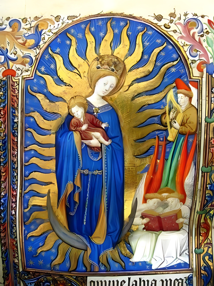 #saintdujour 

Solennité de Sainte Marie Mère de Dieu 

“ Ô Dieu,
par la maternité virginale de la bienheureuse Marie,
Tu as offert au genre humain les trésors du salut éternel.
Accorde-nous de sentir qu’intervient en notre faveur
Celle qui nous permit d’accueillir l’auteur de la