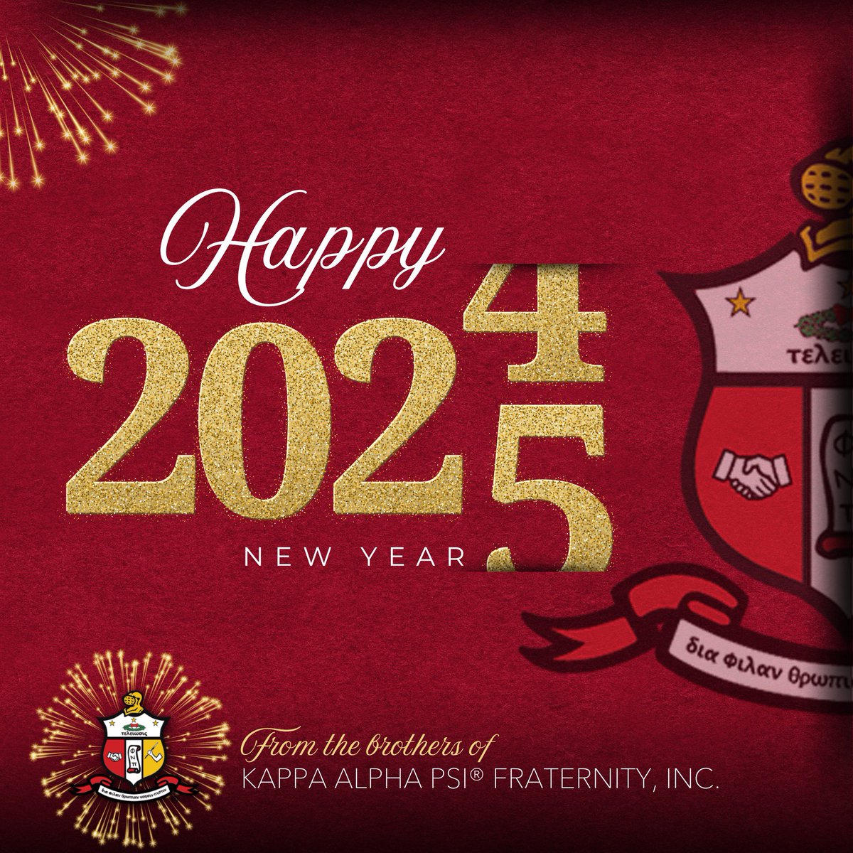Happy New Year from the brothers of Kappa Alpha Psi Fraternity Inc.