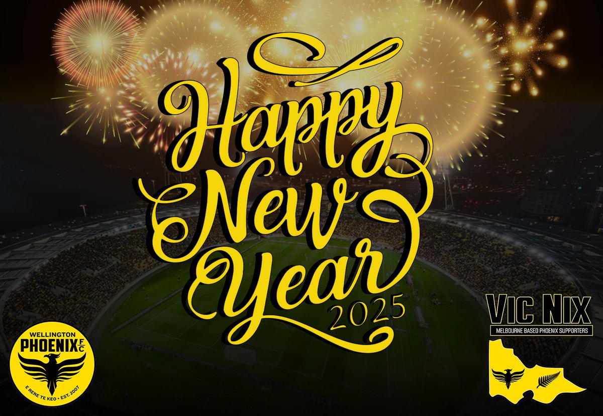 VIC NIX - Melbourne Based Phoenix Supporters (@vicnixfans) on Twitter photo Happy New Year to all our <a href="/WgtnPhoenixFC/">Wellington Phoenix π₯</a> Family & Fans in both Australia & across the ditch at home!
Here's to a big year / rest of season for both our <a href="/aleaguemen/">Isuzu UTE A-League</a> & <a href="/aleaguewomen/">Ninja A-League</a> teams! ππ€
See you all VIC NIX @ AAMI Park this Friday!
facebook.com/events/1126008β¦
COME ON PHOENIX Happy New Year to all our <a href="/WgtnPhoenixFC/">Wellington Phoenix π₯</a> Family & Fans in both Australia & across the ditch at home!
Here's to a big year / rest of season for both our <a href="/aleaguemen/">Isuzu UTE A-League</a> & <a href="/aleaguewomen/">Ninja A-League</a> teams! ππ€
See you all VIC NIX @ AAMI Park this Friday!
facebook.com/events/1126008β¦
COME ON PHOENIX