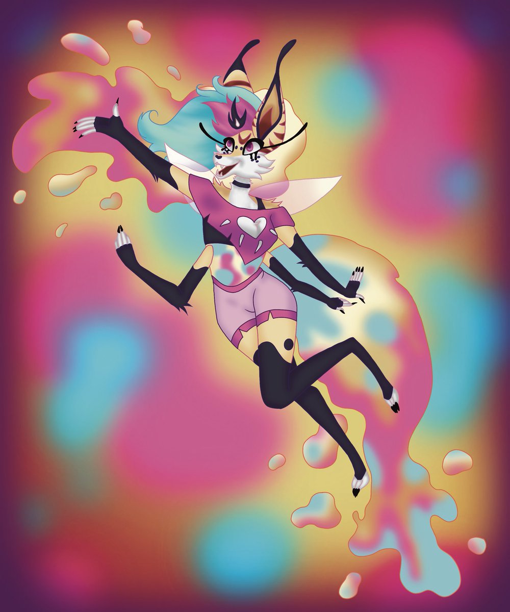 hshippcomics's tweet photo. Queen bee fanart from helluva boss https://t.co/VmMlWrmNS1