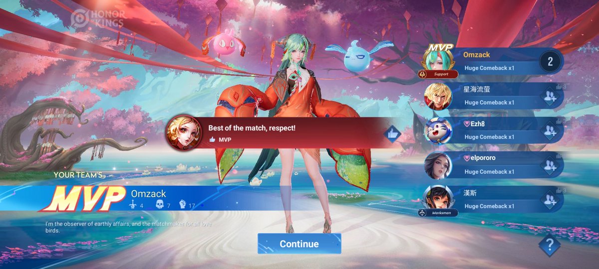 megatensaito's tweet image. First MVP of the year as Dyadia. I cannot stress enough how strong this character is, and how @MeggieEliseVA nailed her voice lines so much! Aaaaaahhhh 😍 
#HonorofKings 
#Dyadia 
#SupportHero