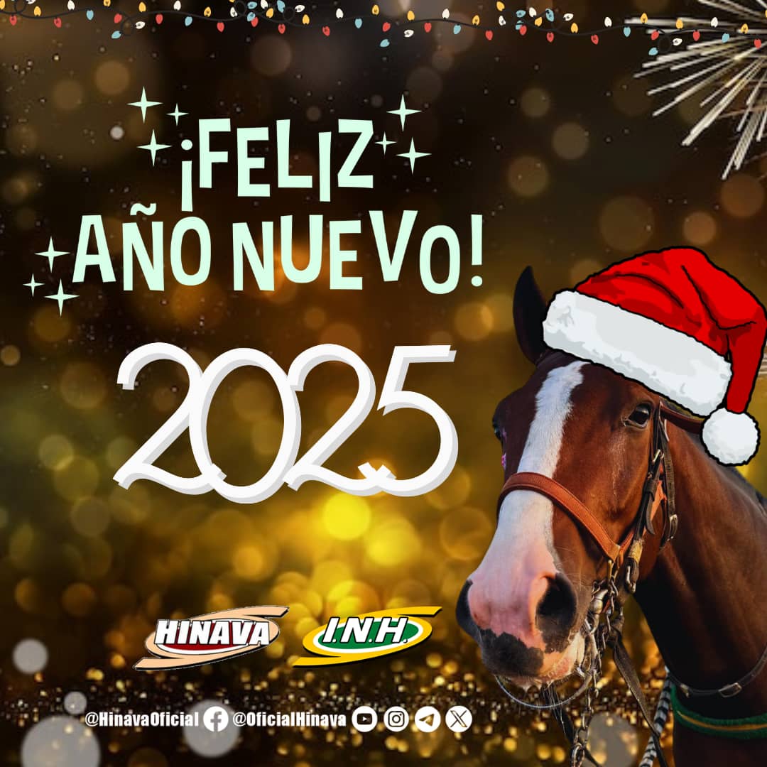 🔹Desde el Hipódromo Nacional de Valencia, les🥇🏇 deseamos a toda la afición hípica un  próspero año nuevo 2025 🎄. 

¡El 5y6 es lo nuestro! 

#Hipismo
