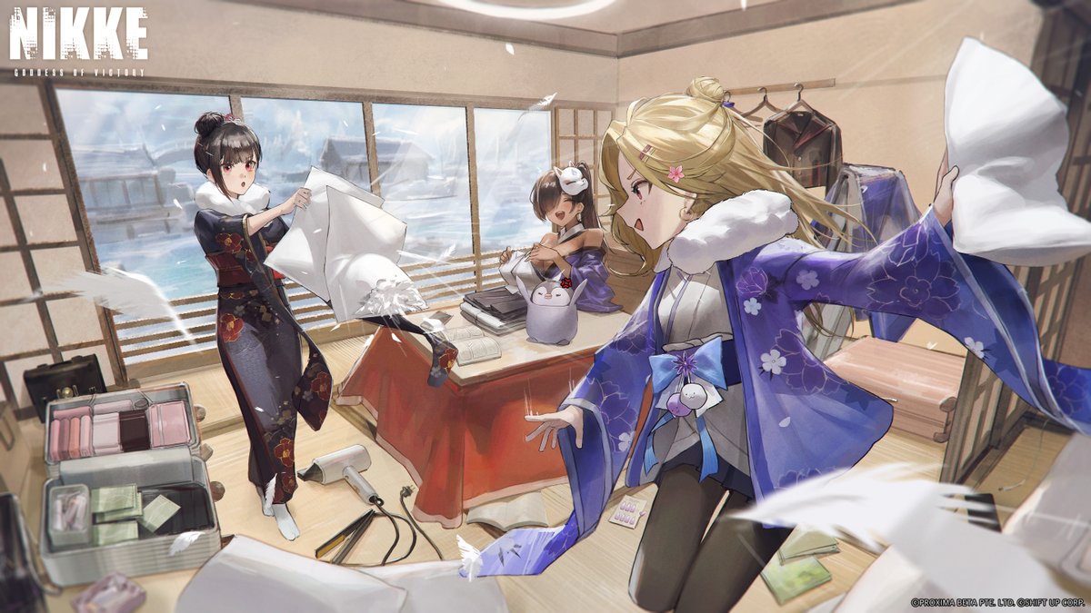 GODDESS OF VICTORY: NIKKE (@nikke_en) on Twitter photo 【Happy New Year!】
The Nikkes are participating in a festival on the Ark! 🪶
Hopefully, this will be an unforgettable memory for Zwei who is joining for the first time!
Thank you <a href="/_rsef_/">rsef / fevercell</a> for this illustration!
#NIKKE 【Happy New Year!】
The Nikkes are participating in a festival on the Ark! 🪶
Hopefully, this will be an unforgettable memory for Zwei who is joining for the first time!
Thank you <a href="/_rsef_/">rsef / fevercell</a> for this illustration!
#NIKKE