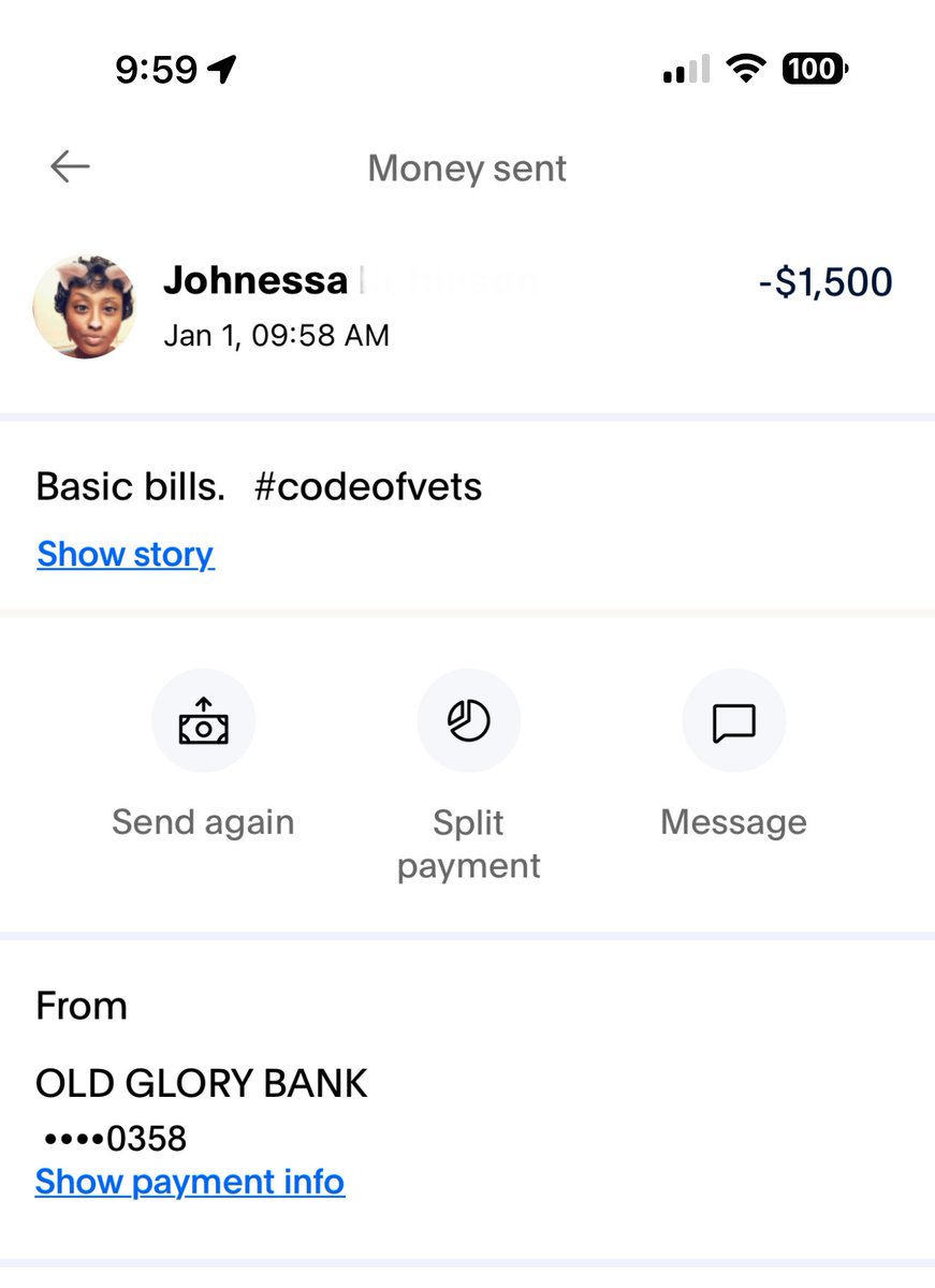 codeofvets's tweet image. MISSION ACCOMPLISHED

One veteran at a time. #codeofvets