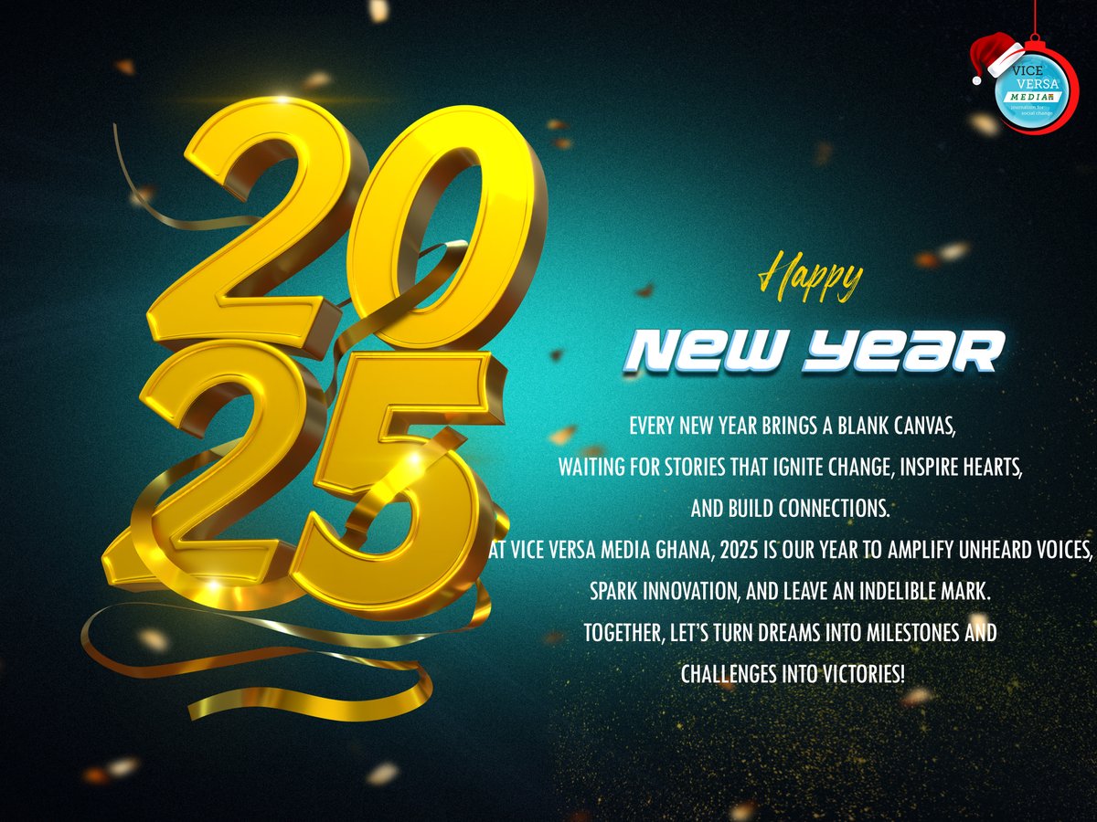 2025 is here, and the canvas is blank! 🖌️🎬 

Let’s create stories that inspire, connect, and leave a mark with Vice Versa Media Ghana. 

Are you ready for this journey? 🚀💡 

<a href="/ViceVersaNL/">Vice Versa</a> <a href="/vversaglobal/">Vice Versa Global</a> <a href="/ViceVersaUganda/">Vice Versa Initiative- Uganda</a> <a href="/Globalviceversa/">ViceVersa Global</a> <a href="/kwadwosheldon/">Kwadwo Sheldon</a> <a href="/wode_maya/">Wode Maya ®</a> <a href="/Okyeamekwame/">ARTIVIST</a>