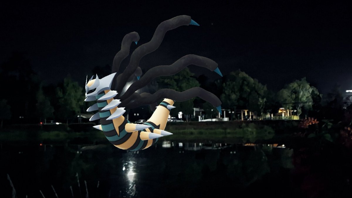 spinotyrex's tweet photo. #giratina #giratinashiny #ARofTheDay #PokemonGO #NianticAR #GOsnapshot #pokemongosnap https://t.co/VDh9Npivpa