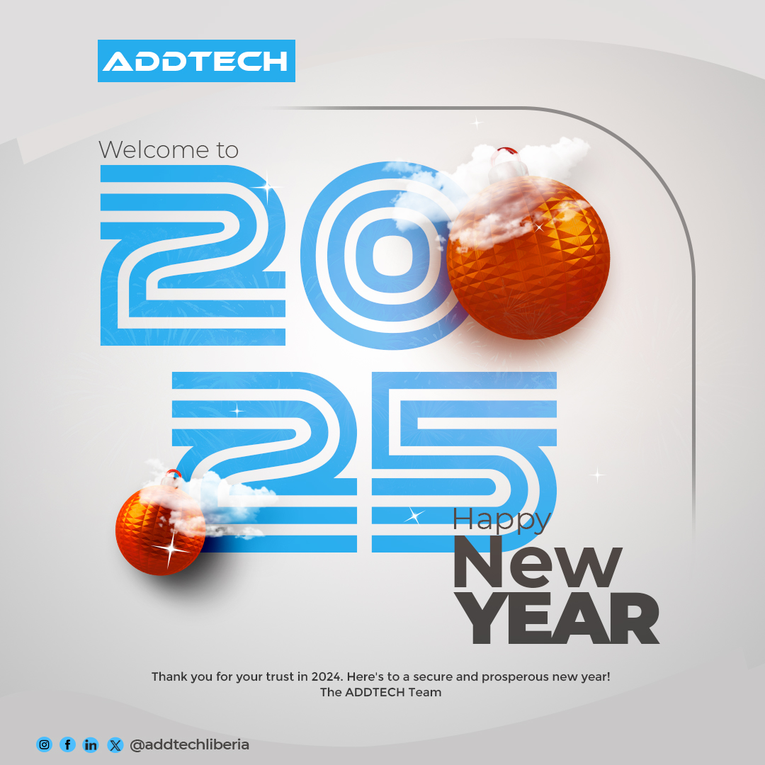 AddtechLiberia's tweet image. Cheers to 2025! 🎉 Securing a brighter future with ADDTECH!