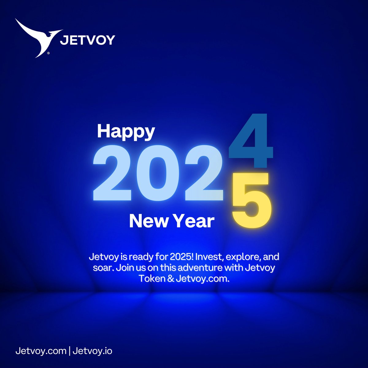 JetvoyToken's tweet photo. 🚀 2025 is here, and so is your next adventure with Jetvoy! ✈️🏨 Explore, invest, and create memories that last a lifetime. Join us on the journey today! 🌍 #Jetvoy #Crypto #Travel #JetvoyToken #HappyNewYear https://t.co/uG5ZKwogaM