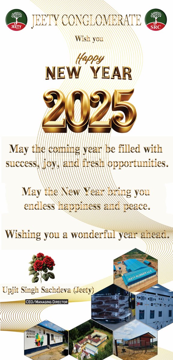 #JEETY CONGLOMERATE WISH YOU A HAPPY NEW YEAR, CHEERS 🍾🥂 TO 2025 
<a href="/upjit_jeety/">Upjit Singh Sachdeva</a> 
<a href="/JeetyT/">JeetyTrading</a> 
<a href="/abdoulayebai/">Dr. Abdullah🕊🇳🇬🇬🇭🇿🇦🇰🇪🇱🇷</a>
