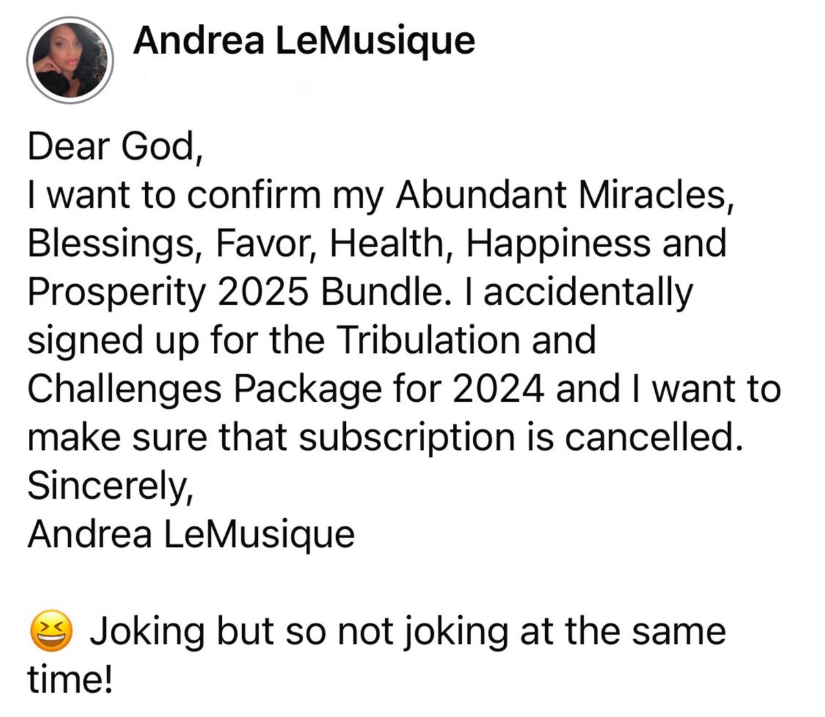 AndreaLeMusique's tweet photo. I’m just sayin’ 🤷🏽‍♀️ https://t.co/gxAqDHXbrf