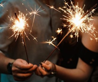 Do you wanna play with fire? ~

Burn down some houses on the way?
I've never seen you anymore. 
Come out the door,
It's finally the new year~~