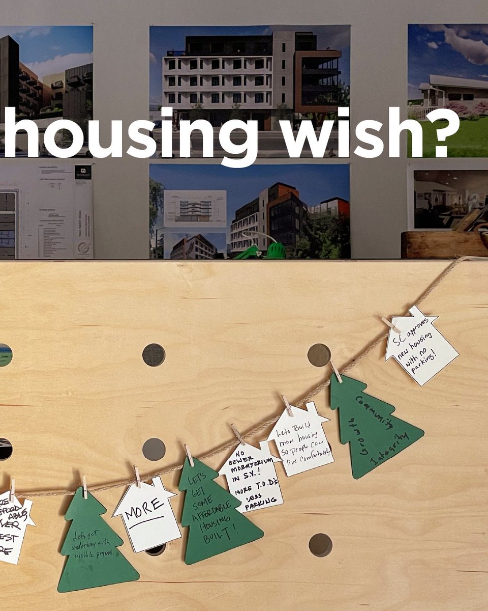 workbenchbuilt's tweet image. What’s your housing wish for 2025?
Friends from our community wrote some of their housing wishes and they’ve been our office decorations for this holiday season as well as inspiration for the new year. We&apos;d love to hear yours!

#morehomes #housing #yimby #santacruzhousing