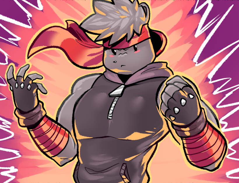 「new year new ACTION HERO HAMPT!!GET BENT」|Jamo🍜のイラスト