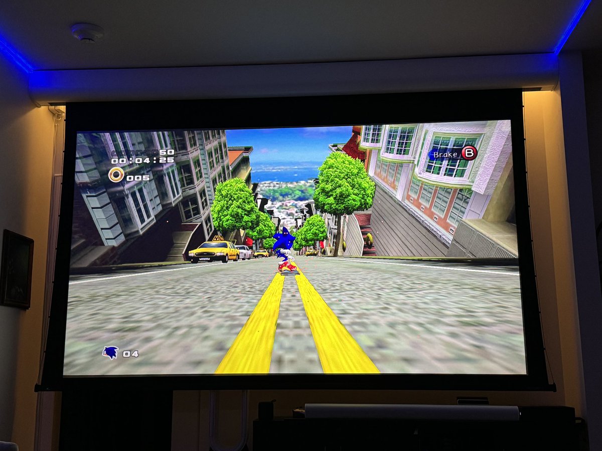 Imagine if I just bailed on my parties tonight and rung in the New Year playing SA2 on the big screen…
