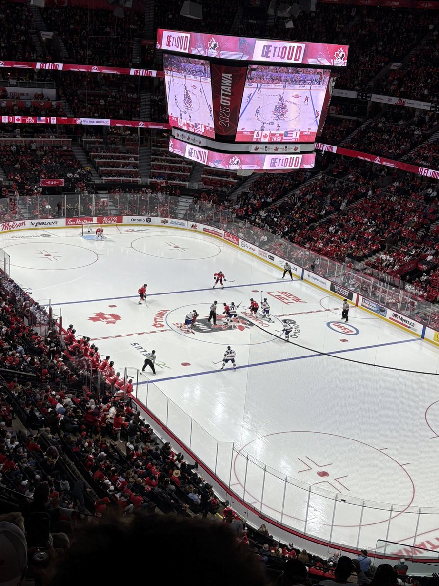 The crowd is sure into this game anyhow !