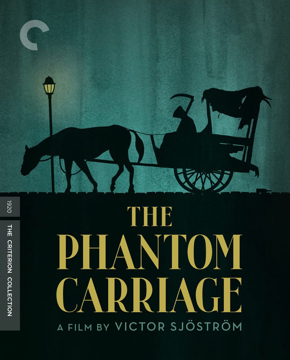 Ingmar Bergman’s all time favorite film was the 1921 masterpiece, THE PHANTOM CARRIAGE directed by Victor Sjöström. It explores the legend that the last person to die on New Year’s Eve has to drive Death’s carriage and collect the souls of everybody that dies the following year.