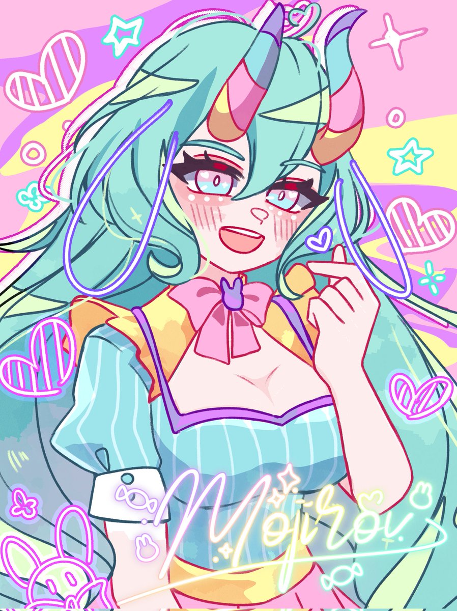 No tenía ilustración de año nuevo 
He estado más ausente estás semanas por las vacaciones 
Pero quiero decirles gracias por confiar en mi cuando me han pedido comisiones. Gracias por estar ahí tonteando conmigo, gracias por estar en mi redebut y en mis cambios (Sakura &amp; Snow)