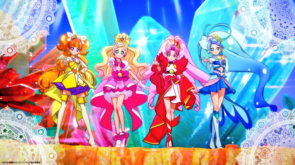Go Princess Precure 👑 
This year marks the 10th anniversary of these princesses' history ... I hope these princesses will make a comeback in a crossover, I miss that awesome fighting style ✨