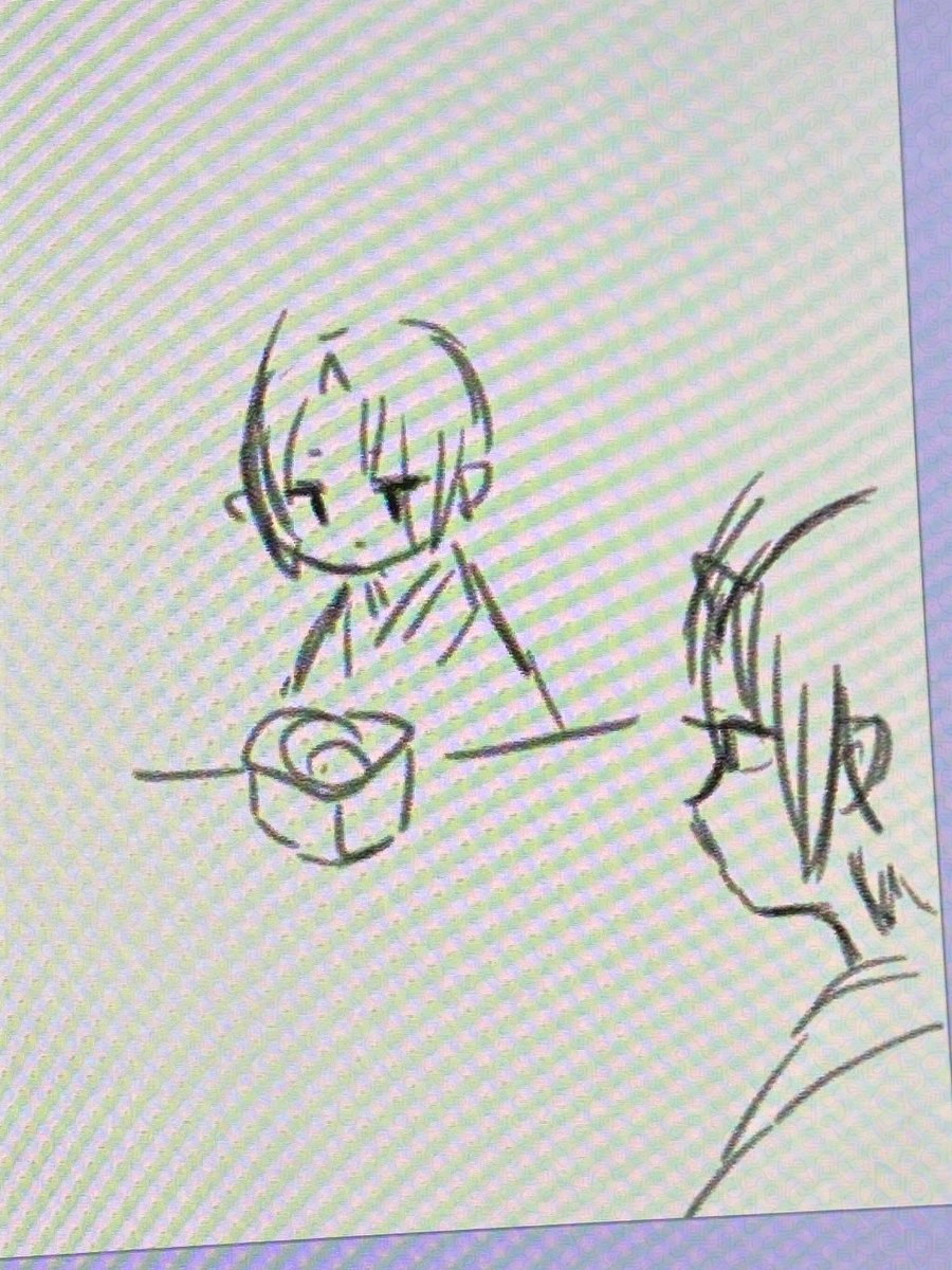 餅つき機を見守る鬼灯さま