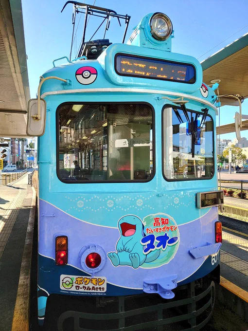 ヌオー電車間近で撮れてよかった 