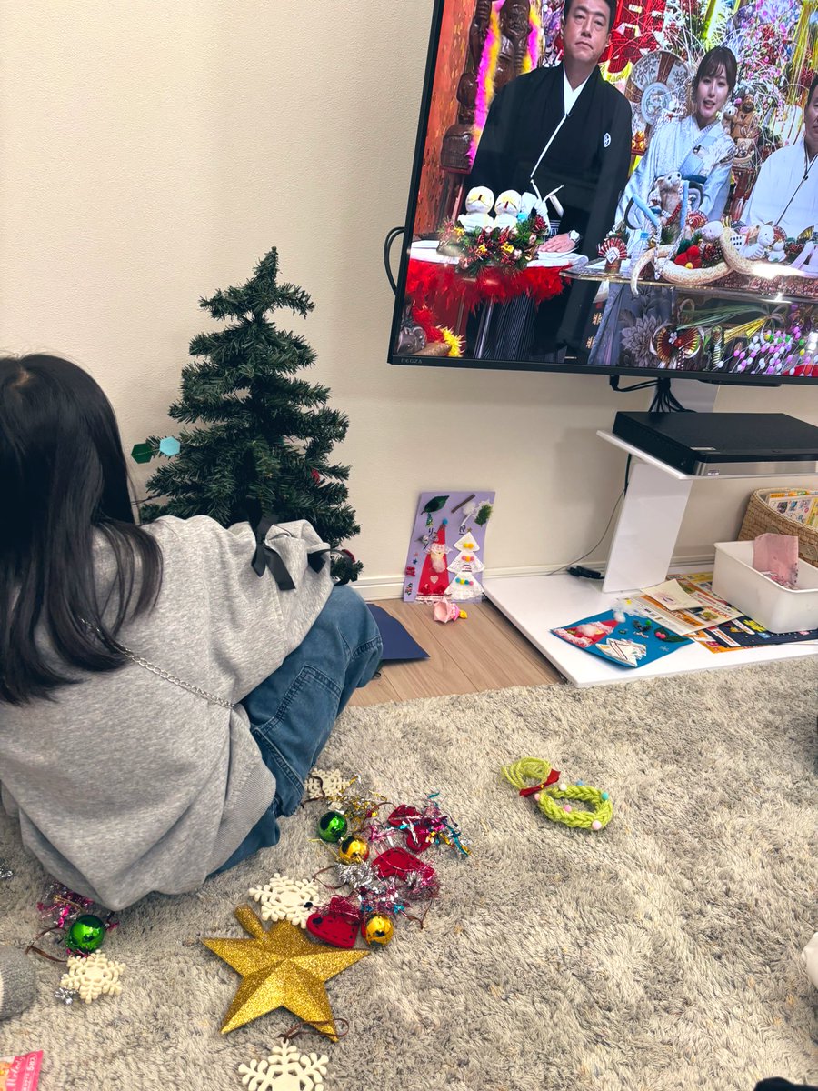 2025年、元旦！

クリスマスツリーをしまう我が家🎄😂
