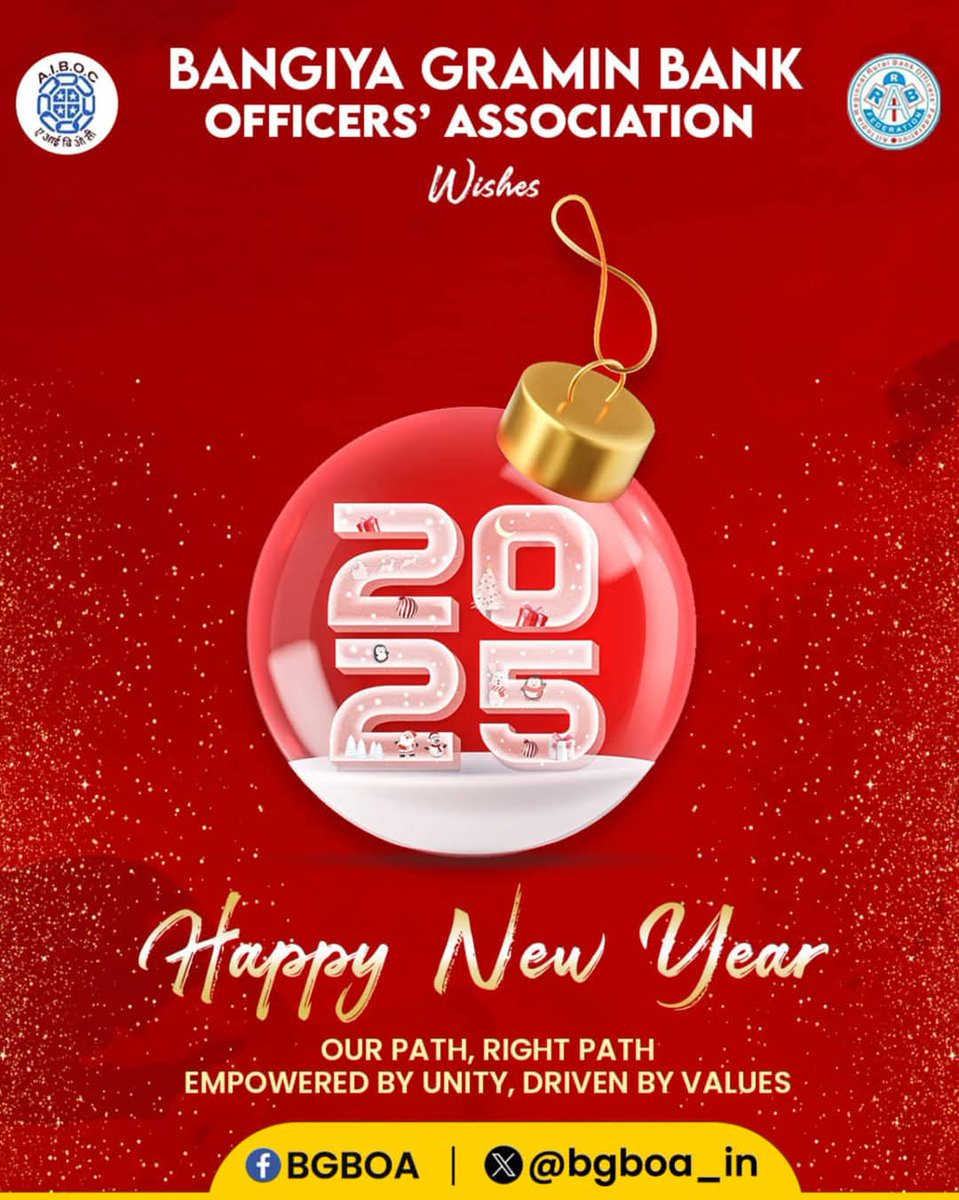 Dear Friends,

As we welcome the New Year, we extend our warmest wishes to you and your loved ones for a happy, healthy, and prosperous 2025.

BGBOA