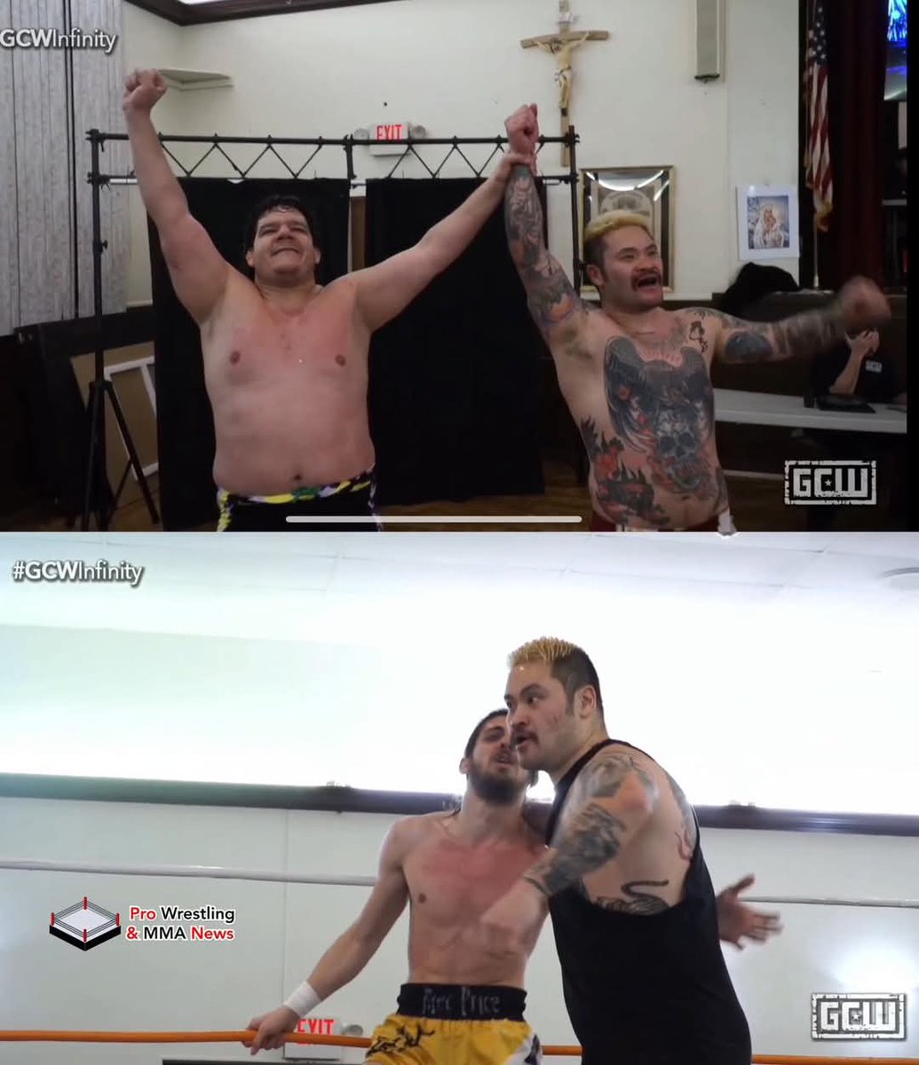 PWMMANews's tweet image. Kevin Ku defeated Alec Price. #GCWInfinity